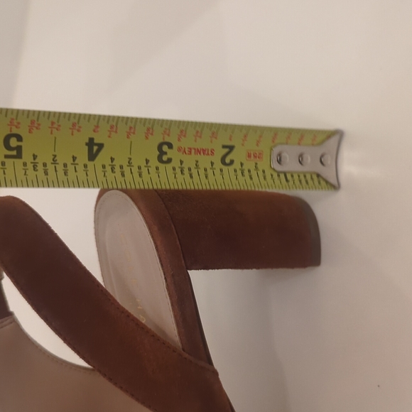 NWOB 10 Congac Suede Cole Haan Heels - Picture 5 of 5